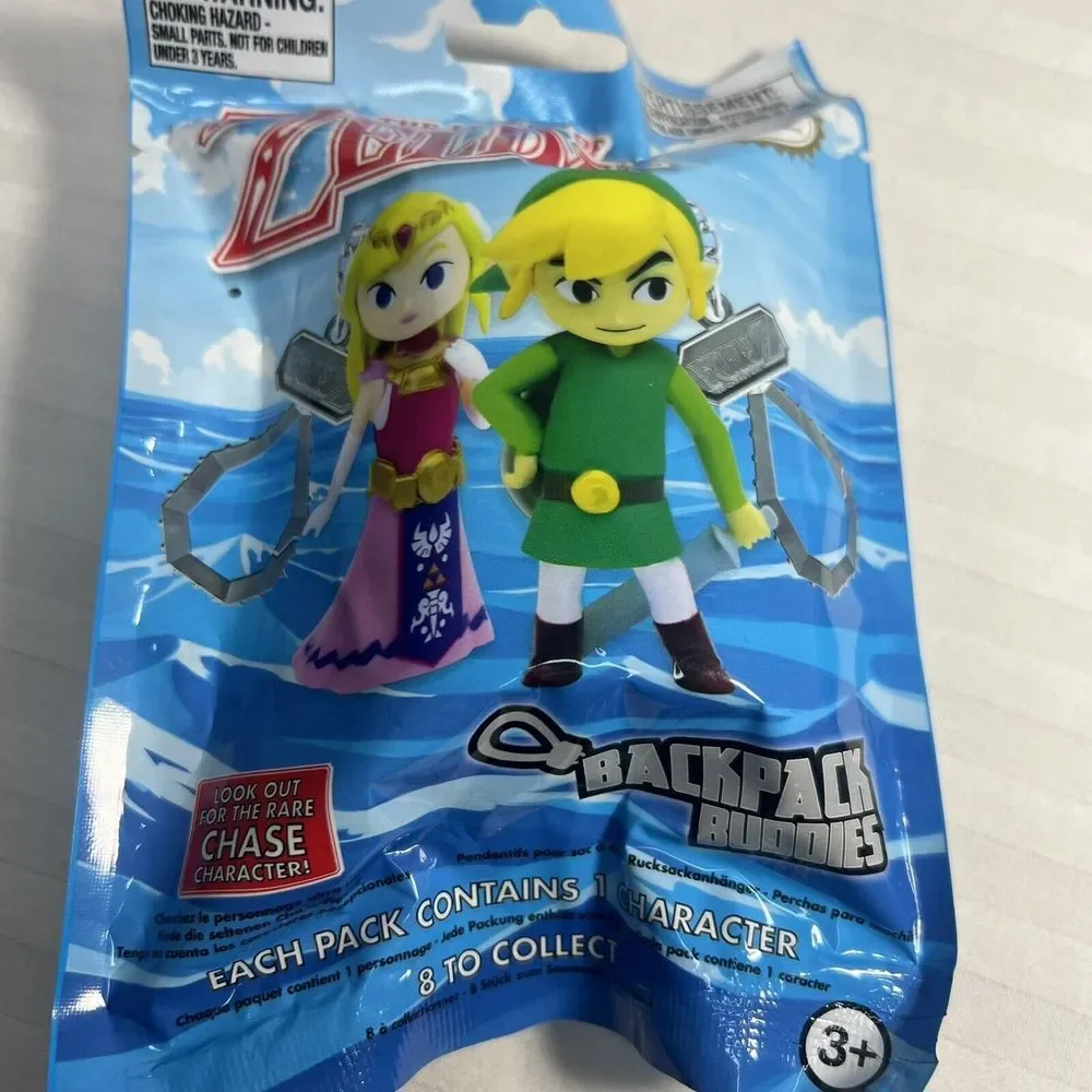 Nintendo‎ Legend Of Zelda Backpack Buddies Keychain Clip Mystery New Lot of 2